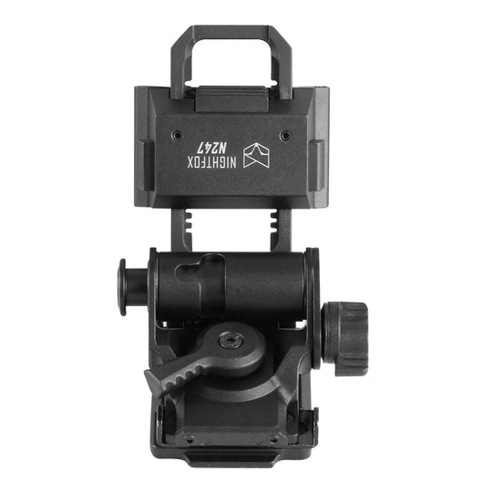 The Nightfox N247  night vision helmet mount viewed from above