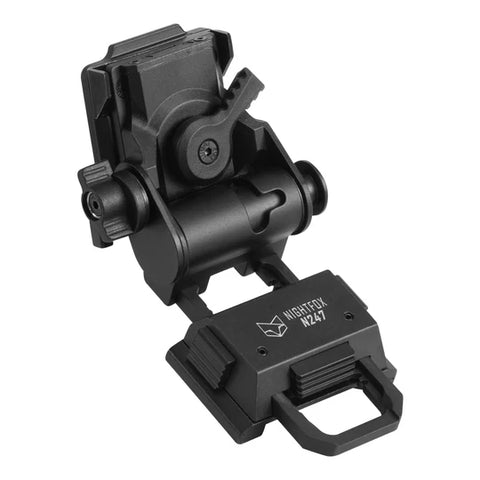 Black tactical mount with 'Nightfox' branding on a white background
