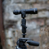 A torch clearly mounted happily on a tripod. This one is infrared.