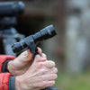 Torch mounted securely on a tripod