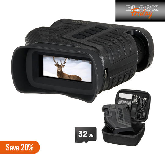 Nightfox Whisker night vision binoculars with a 20% saving indicator